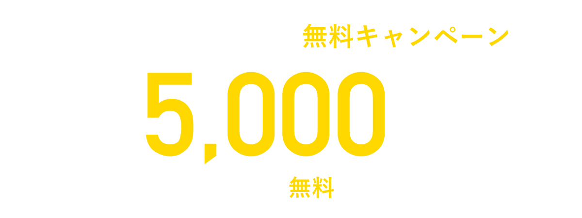 今なら、御社独自のリスト構築無料作成キャンペーン5000件(5万)までのリスト構築費用が無料！！